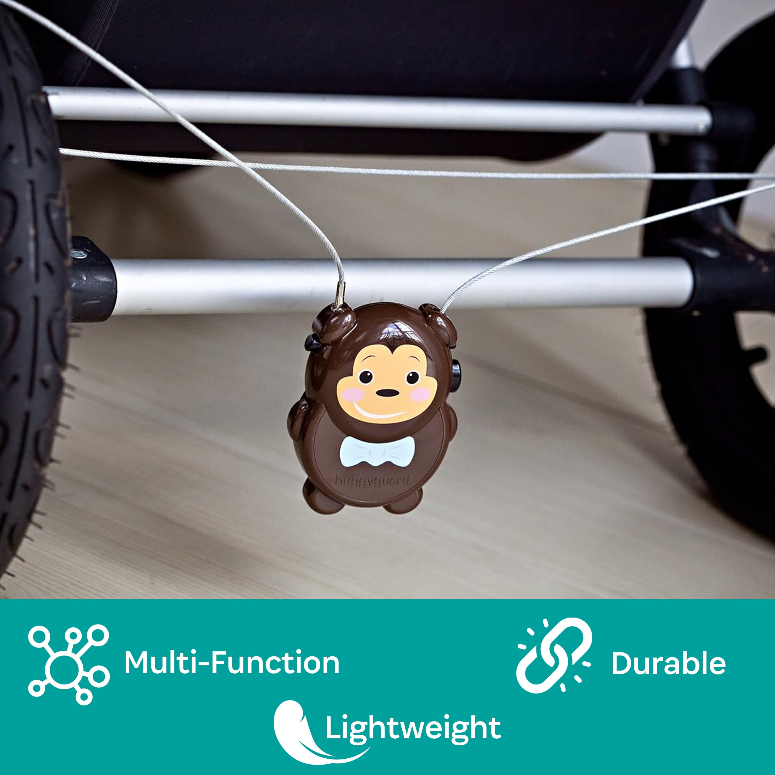BuggyGuard Stroller Lock - Monkey