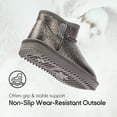 thumbnail image 4 of Balabala Kids Winter Snow Boots, Water Resistant Warm Fleece Lined Snow Boots for Girls and Boys, 4 of 6