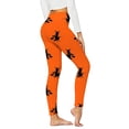 thumbnail image 1 of Pantalones de Yoga Gibobby Estampados de Halloween Anaranjado XL, 1 of 3