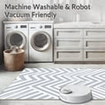 thumbnail image 5 of ODIKA 3'x5' Machine Washable Non-Slip Area Rug, Contemporary Design Featuring Bold Motifs High Traffic Rug, Gray, 342680, 5 of 5