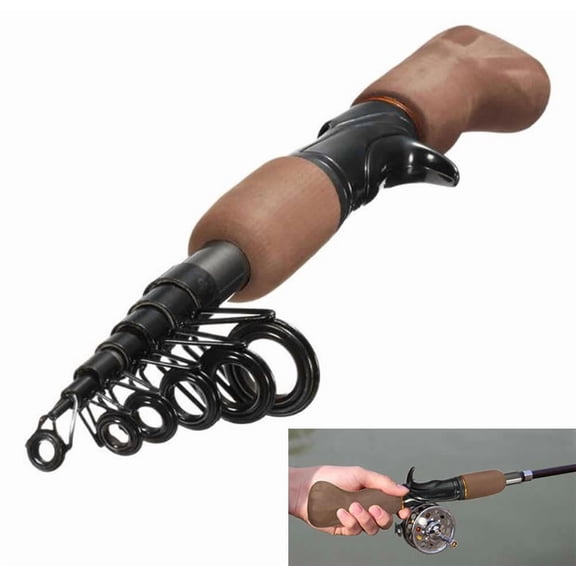 Portable Carbon Fiber Fishing Rod Travel Sea Rock