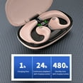 thumbnail image 4 of Staron under $5! True Wireless Bone Conduction Earbuds Bluetooth 5.3, HIFI Audio with 480H Battery No In-Ear for Sports Running, Sweatproof Headphones for Gym Outdoor Workouts, 4 of 5