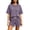 Outfits Sets - Purple, variant on Maqroz Womens Plus Size Two Piece Lounge Sets Short Sleeve Crewneck Pullover T-Shirts Elastic Waist Shorts Casual Matching Outfits Breathable Sweatsuits Flowy Clothes
