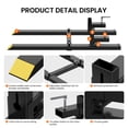 thumbnail image 4 of Pallet Forks 43" 1500 Lbs Max, Clamp On Tractor Bucket Forks with Adjustable Stabilizer Bar, Heavy Duty Front Loader Forks, Fork Attachment for Skid Steer,Loader Bucket, 4 of 9