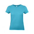 thumbnail image 1 of B&C - Camiseta básica para mujer (Azul Piscina), 1 of 2
