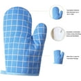 thumbnail image 5 of HEETLY Pot Holders and Oven Mitts Set, 4 Piece Cotton Oven Mitts and Potholders, Heat Resistant 392°F, Kitchen Mittens for Cooking Baking Grilling, 5 of 6