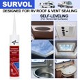 thumbnail image 3 of Sellador de techo Survol, autonivelante, blanco, 10.3 onzas, para autocaravana, paquete de 4, 3 of 9