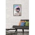 thumbnail image 2 of Astronaut Portrait Wall Poster, 14.725" x 22.375" Framed, 2 of 5