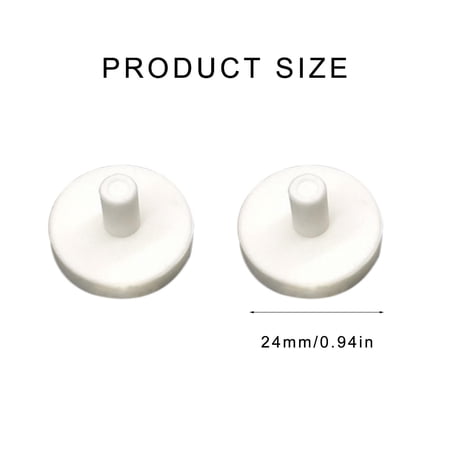 10pcs White Ceramic Disks Base Aquarium Fish
