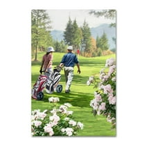 Trademark Fine Art 'Golfers' Canvas Art by The Macneil Studio
