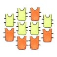 thumbnail image 4 of FUTUREORYY Kids Scrimmage Training Vests 10 Pcs Soccer Pinnies Machine Washable Assorted Color for Children, 4 of 8