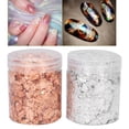thumbnail image 4 of Decoración De Uñas Con Lámina Dorada, 2 Piezas De Copos De Oro Para Bricolaje, Marcos De Fotos, Papel De Aluminio Dorado, Pintura Artesanal Para Manicura, Pintura, Decoración, 4 of 7