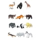 thumbnail image 1 of Paquete de 12 figuras de animales, juguetes para niños, estatuas en miniatura para oficina y dormitorio. Animal salvaje, 1 of 8