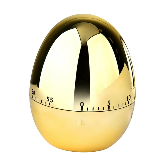 Kitchen timer, 60 minute timer, reminder, manual timer, mechanical timer Gold