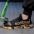 thumbnail image 3 of 2023 New Work Sneakers Steel Toe Shoes Men Safety Shoes Puncture-proof Work Shoes Boots Fashion Indestructible Footwear Security, 3 of 3