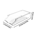 thumbnail image 2 of EGNMCR Closet Organizers and Storage, Storage Trunks & Bag Japanese Refrigerator Beverage Storage Box Food Grade Double Beer Drink Can Storage Rack Kitchen Sorting Storage a Crisper, 2 of 2