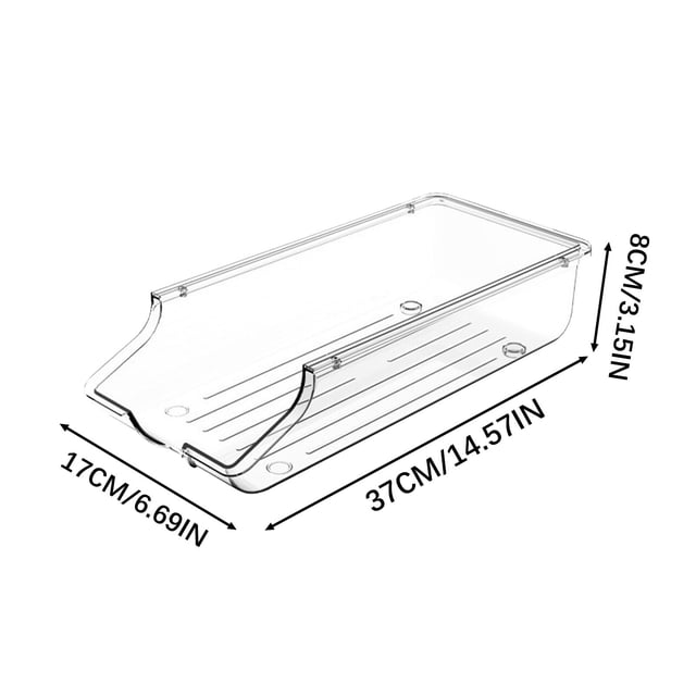 Rangement pour Nourriture de Chat, Organisateur Roulant pour Canettes de Soda pour Réfrigérateur, Distributeur de Rangement à Double Couche pour Support de Canette de Boisson pour Réfrigérateur et Congélateur, Contenant Transparent en Plastique pour Bière, Canettes de Boisson en Conserve