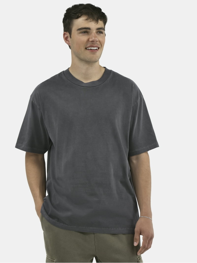 No Boundaries All Gender Cotton Oversize Tee with Short Sleeves