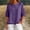 Dark Purple, variant on Womens Tops Short Crew Neck Short Sleeve Shirts Cute Trendy Tunic Blouses Fashionably Late Mom Brown,2XL