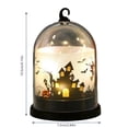 thumbnail image 2 of Mini Christmas Lights Clear Wire Battery Powe Rope Lights Short Christmas outside Lights for Large Christmas Light Bulbs for outside Christmas String of Lights Pumpkin Witch Led Night, 2 of 3