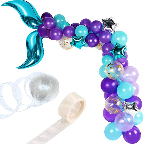88 Pieces Mermaid Tail Balloon Garland Set Mermaid Balloons with 16ft Balloon Strip Tape for Under The Sea Mermaid Birthday Party Decoration Gold 88 Pieces Mermaid Tail Balloon Garland Set Mermaid Balloons with 16ft Balloon Strip Tape for Under The Sea Mermaid Birthday Party Decoration Gold