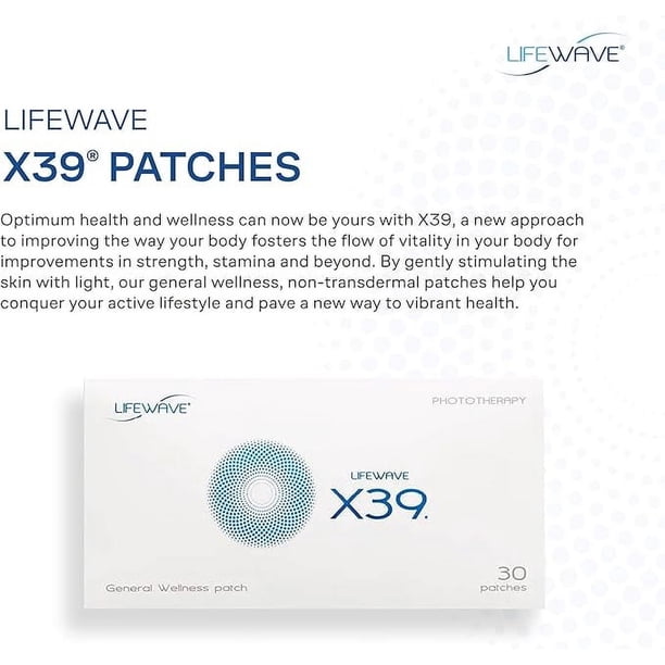 X39 Patches Lifewave Stem Cell Therapy, Activate, Regenerate! 30