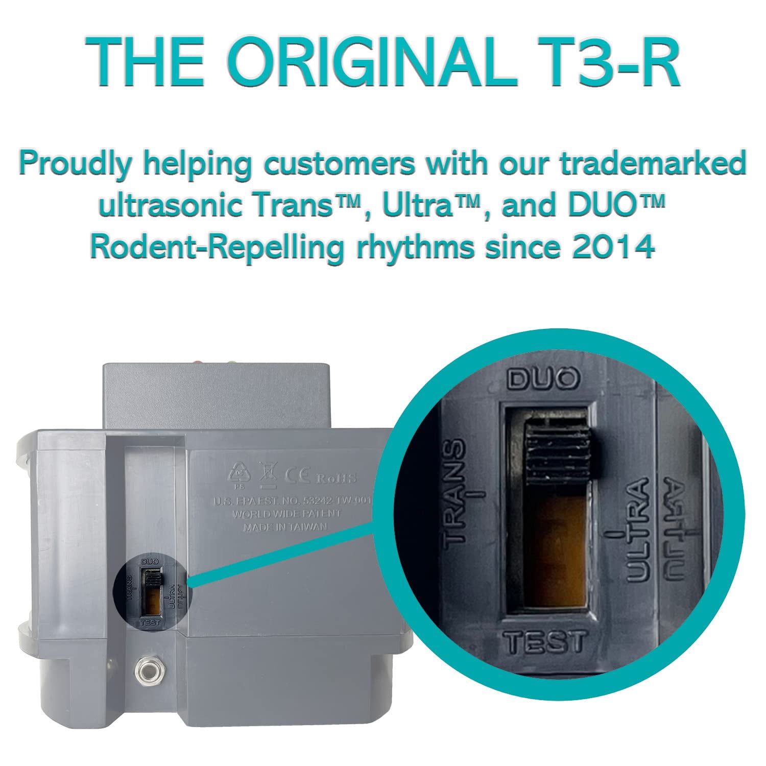 T3-R Triple High Impact Mice, Rat, Rodent Repeller