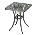 thumbnail image 1 of Christopher Knight Home Ava Outdoor Cast Aluminum Chat Table with Ice Bucket, Shiny Copper Finish, 1 of 4