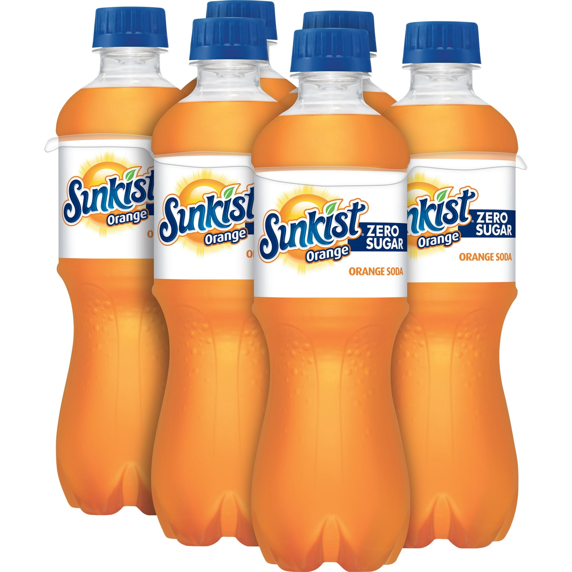 Sunkist Zero Sugar Orange Soda Pop, 12 Pack, 16.9 fl oz