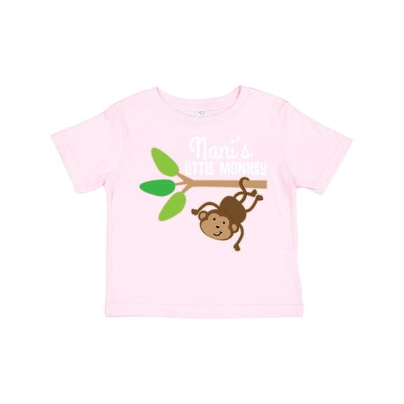 Inktastic Nani Little Monkey Grandchild Boys or Girls Toddler T-Shirt