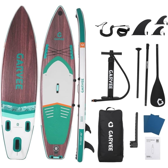 Inflatable Paddle Board - 10.6 FT 11 FT 11.6 FT SUP with Non Slip Deck and Complete Accessories Package