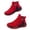 Red, variant on NOEGOEU Boys Girls Sneakers Kids Tennis Non Slip Sole Fashions Lightweight Breathable Basketball Shoes (Grey,33)