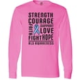 thumbnail image 3 of Inktastic ALS Awareness Strength Courage Support Long Sleeve T-Shirt, 3 of 5