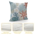 thumbnail image 4 of GOSMITH  Coastal Throw Pillow Cover ,Summer Ocean Themed Pillow Covers Square  Seashell Starfish Beach Pillow Cases Cushion for Bedroom Home Sofa Decoration, 4 of 5
