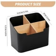 thumbnail image 3 of Remote Control Storage Box Storage Case Colro:Black Material:Plastic, 3 of 5