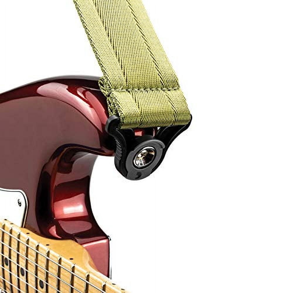 D'Addario Planet Waves Auto Lock Guitar Strap | Nylon | Moss Green