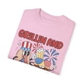 thumbnail image 2 of Chillin' and Grillin' Hot Dog Burger 4th of July Unisex Comfort Colors Tee, 2 of 8