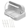 thumbnail image 5 of Baby Bottle Drying Rack Baby Bottle Organizer with Bottle Storage with Removable Drip Tray Nursing Baby Bottle Storage Countertop, 5 of 5