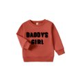 thumbnail image 1 of SUNSIOM Toddler Girl Sweatshirts Long Sleeve Round Neck Letter Embroidery Pullovers Spring Tops, 1 of 6
