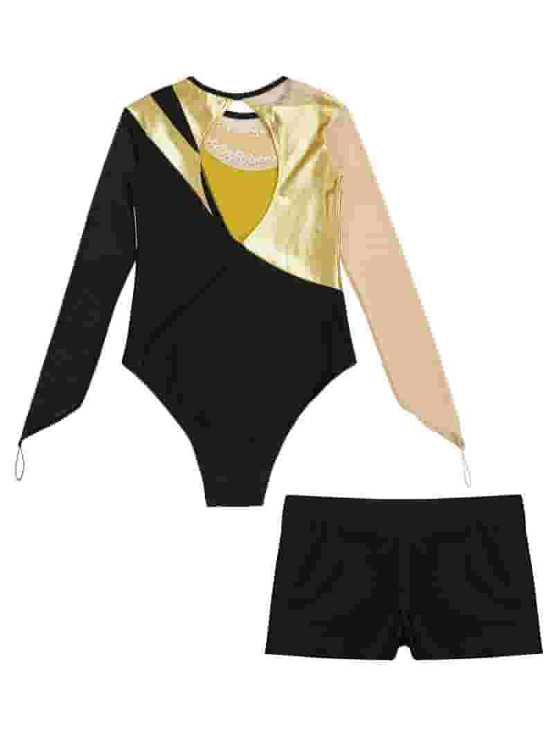 iiniim Kids Girls Shiny Rhinestone Ballet Dance Gymnastics iiniim Kids Girls Shiny Rhinestone Ballet Dance Gymnastics