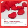 thumbnail image 2 of LOLIPPYY Tennis Racket 6Pcs Red Silicone Heart-Shaped Shock Absorbers for Vibration Reduction, 2 of 8
