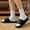 Black, variant on WIZUTIZ Shower Sandals Women Retro Comfortable Quick Drying Summer Shoes for Women Soft EVA Shower Shoes Slide Sandals Beach Shower Shoes Indoor Flat Heel Breathable Cushion Slippers for Older Women