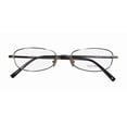 thumbnail image 2 of NEW VERA WANG V108 WOMENS/LADIES DESIGNER FULL-RIM CHROME / BLACK PRESTIGIOUS DESIGNER OPTICAL FRAME DEMO LENSES 48-18-130 EYEGLASSES/GLASSES, 2 of 9
