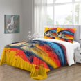 thumbnail image 4 of Home Bedding Set Fish Shell Comforter Cover Set Teen Adult Creative Seafloor Bedspreads,California King (98"x104"), 4 of 5