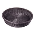 thumbnail image 3 of Wicker Woven Bread Basket, Fruit Plate Trays, Tabletop Food Serving Baskets Tray, Handmade Woven Fruit Basket for Food Serving Snacks Hotel Coffee 30x7cm, 3 of 8