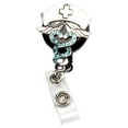 thumbnail image 1 of EeaseCA Clips ID Sleeve Telescopic Buckle Retractable ID Badge Reel Clips Easy Pull Buckle Clip (Green), 1 of 7