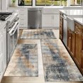 thumbnail image 6 of Farmhouse Kitchen Rugs Set 3 Piece, Boho Kitchen Mats for Floor, Non-Slip Kitchen Rug Waterproof Mats for Kitchen, Runner Rugs for Hallway Laundry Holiday Sink Decor, 6 of 12