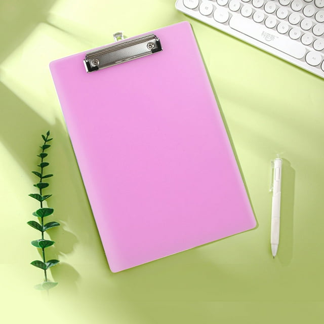 Chmadoxn Home Decor, Room Decor, Wall Decor Mat Board A4 Board Clip Office Folder Transparent Plastic Student Writing Board Contract Mat Board Data Board Clip A Order Food Clip Pla stic Board Clip