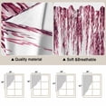 thumbnail image 5 of Pink Swag Valances for Windows 2 Pack, Kitchen Window Curtains 36 Inch Length, Summer Botanical Leaves Watercolor Privacy Swag Curtains for Living Room/Bathroom with Rod Pocket 36"x36", 5 of 8