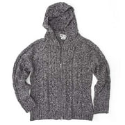 Faded Glory - Women's Hooded Cable Knit Sweater
